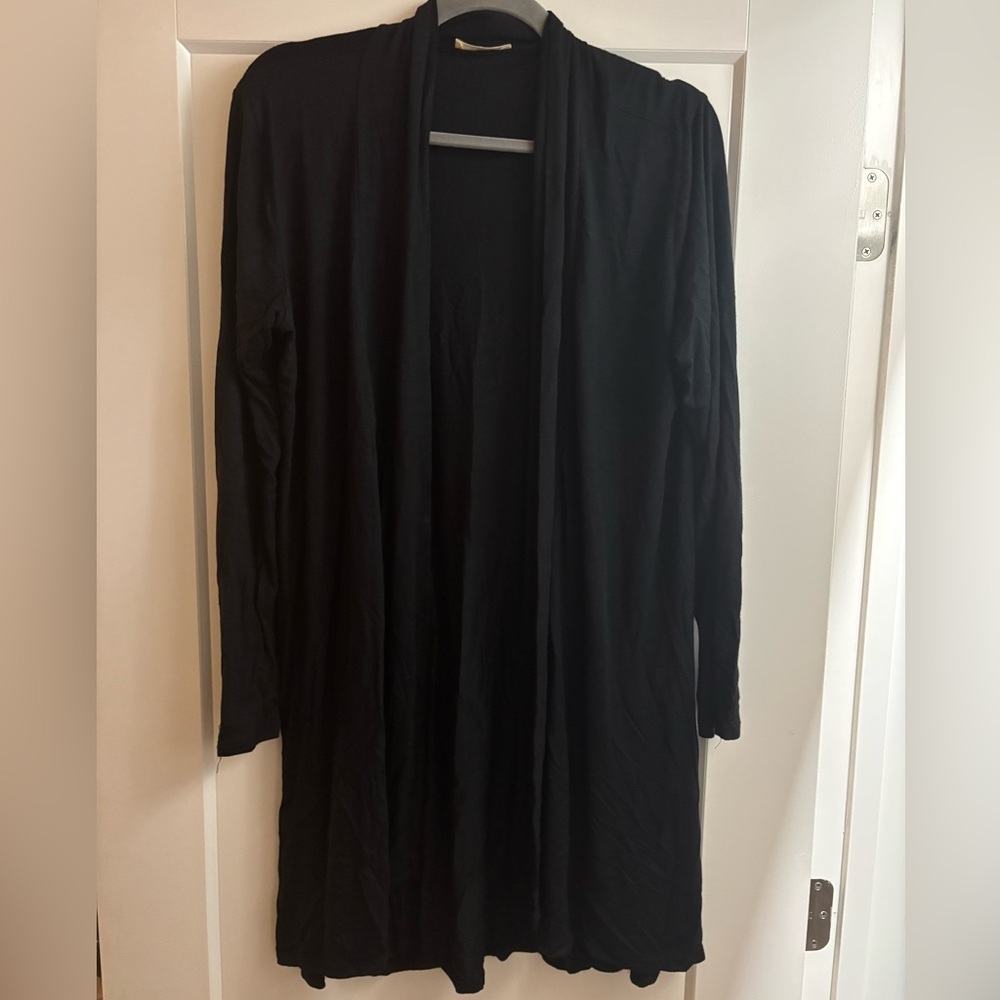 Prospect BLVD long black cardigan